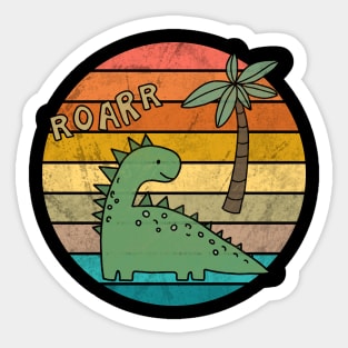 Dinosaur drawing Sticker